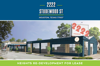 Plus de détails pour 2222 Studewood St, Houston, TX - Flex à louer