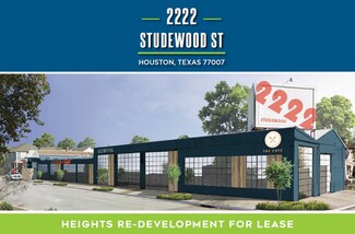 Plus de détails pour 2222 Studewood St, Houston, TX - Local d'activités à louer