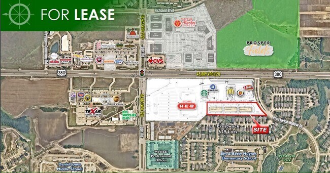 Plus de détails pour SEC of US-380 & Coit Rd, McKinney, TX - Commerce de détail à louer