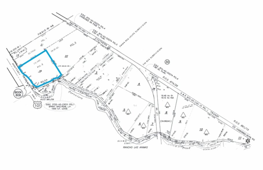 5330 Bolsa Rd, Gilroy, CA for sale - Plat Map - Image 2 of 2