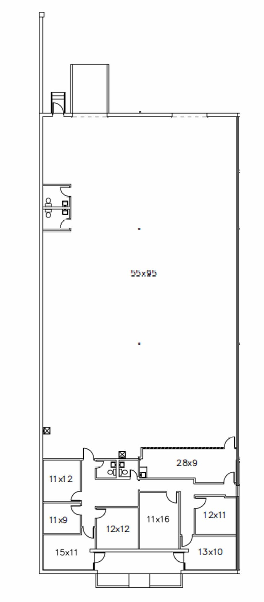 7240-7248 Wynnwood Ln, Houston, TX à louer Plan d’étage- Image 1 de 1