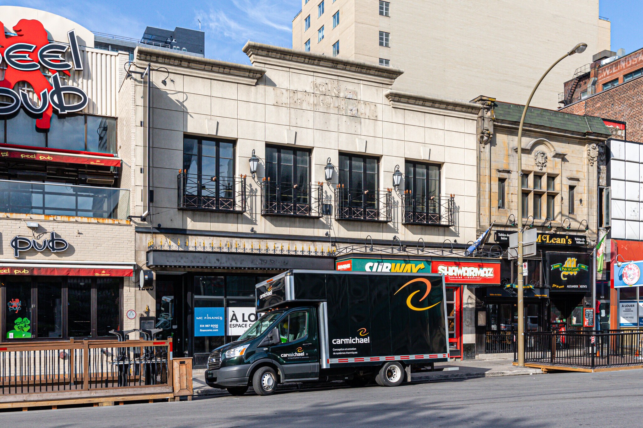 1200-1206 Rue Peel, Montréal, QC for lease Primary Photo- Image 1 of 5