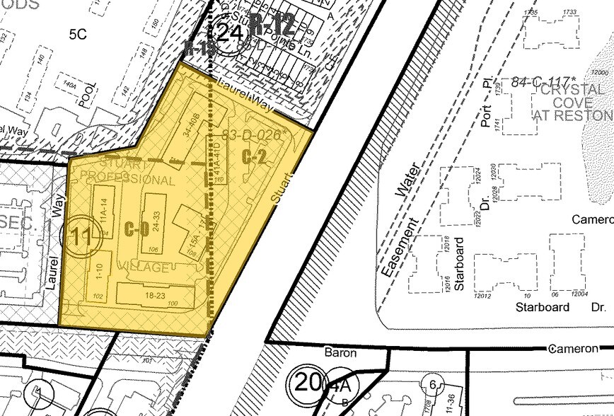 106 Elden St, Herndon, VA à vendre - Plan cadastral - Image 3 de 54