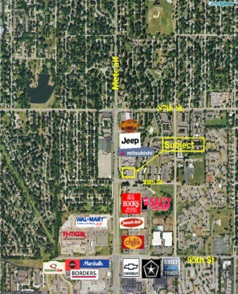 8815-8829 Metcalf Ave, Overland Park, KS à louer - Aérien - Image 2 de 10