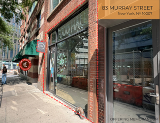 Plus de détails pour 83 Murray St, New York, NY - Multi-résidentiel à vendre