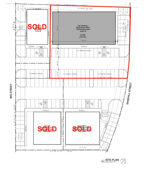 206 Sandhill St, Webster, TX for sale - Site Plan - Image 2 of 2