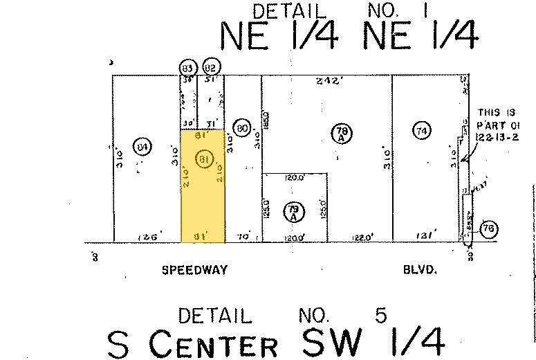 4045 E Speedway Blvd, Tucson, AZ à louer - Plan cadastral - Image 2 de 2