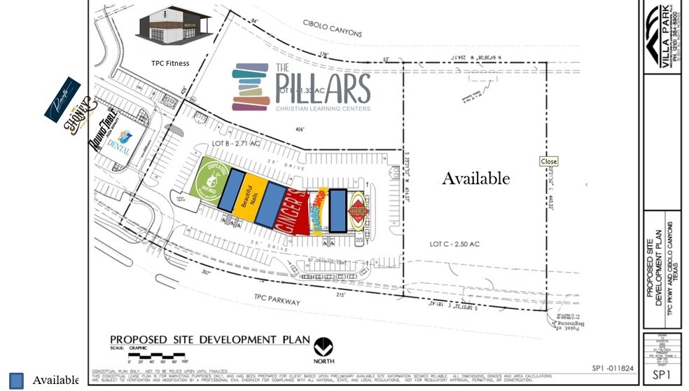 TPC Town Plaza, San Antonio, TX à louer - Plan de site - Image 3 de 5