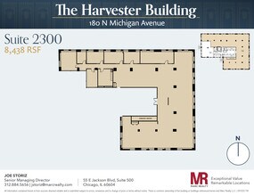 180 N Michigan Ave, Chicago, IL for lease Floor Plan- Image 1 of 12