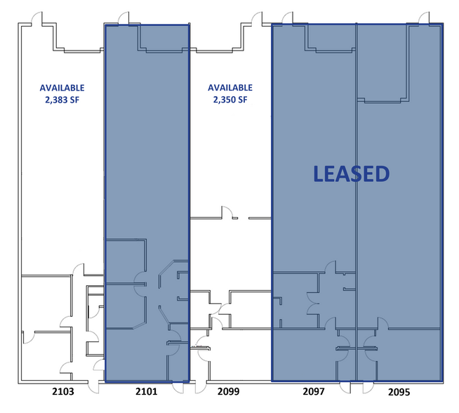 2095 Stonington Ave, Hoffman Estates, IL for lease - Floor Plan - Image 3 of 4