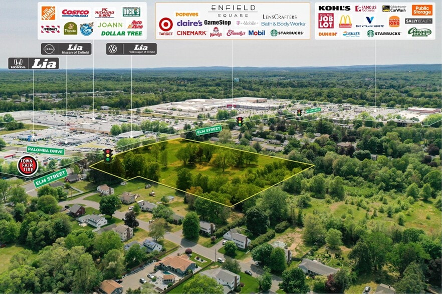 147 Elm St, Enfield, CT for lease - Aerial - Image 2 of 5