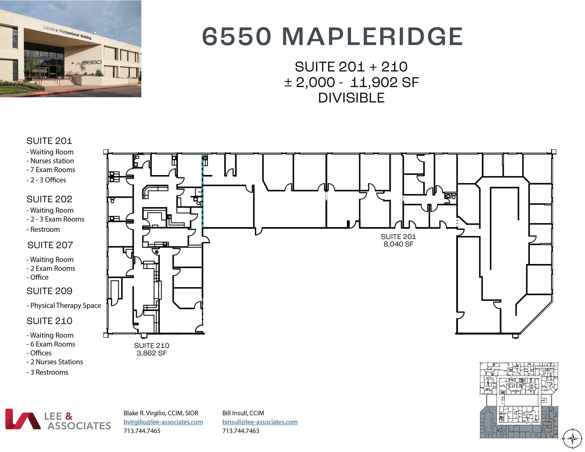 6550 Mapleridge St, Houston, TX for lease Floor Plan- Image 1 of 1
