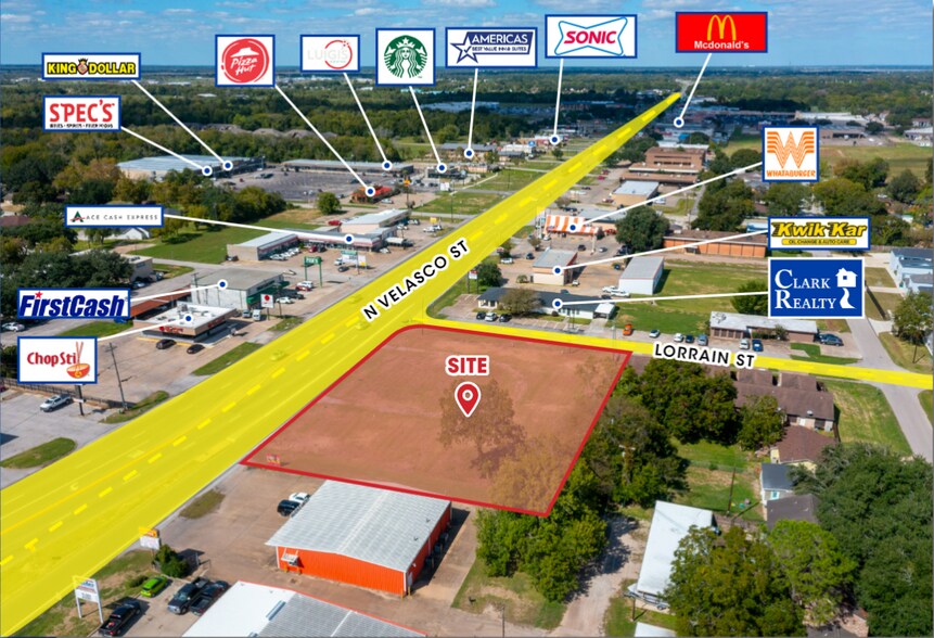 1038 N Velasco St, Angleton, TX à louer - Photo du bâtiment - Image 2 de 4