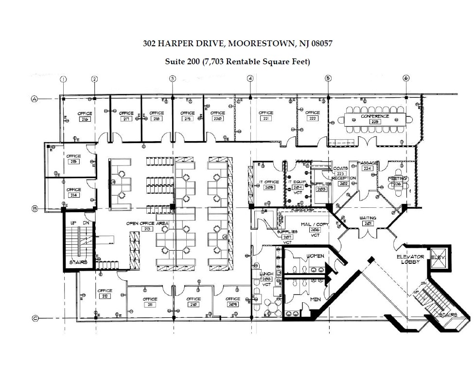 302 Harper Dr, Moorestown, NJ à louer Plan d  tage- Image 1 de 1