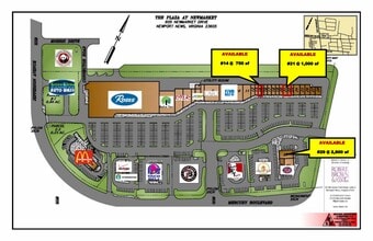 605 Newmarket Dr, Newport News, VA for lease Site Plan- Image 2 of 2