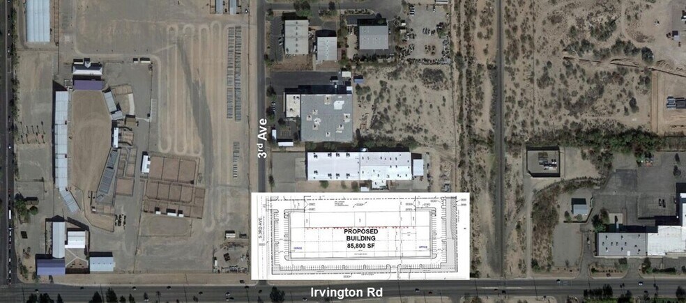 NE Irvington & 3rd Ave, Tucson, AZ à vendre - Photo principale - Image 1 de 6