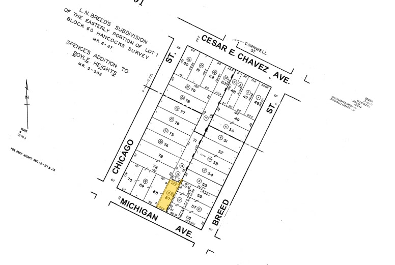 2221 Michigan Ave, Los Angeles, CA for sale - Plat Map - Image 3 of 32