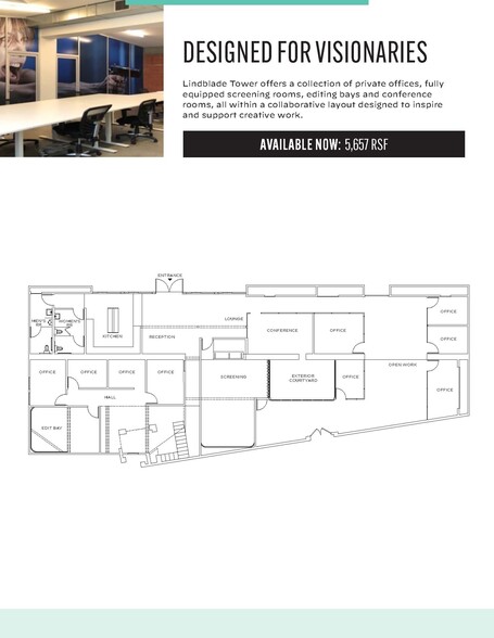 3958 Ince Blvd, Culver City, CA for lease - Floor Plan - Image 2 of 7