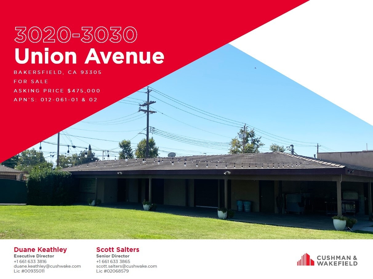 3020 Union Ave, Bakersfield, CA for sale Primary Photo- Image 1 of 3