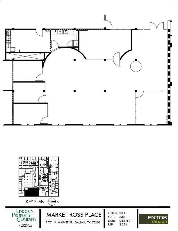 1701 N Market St, Dallas, TX à louer Plan d’étage- Image 1 de 1