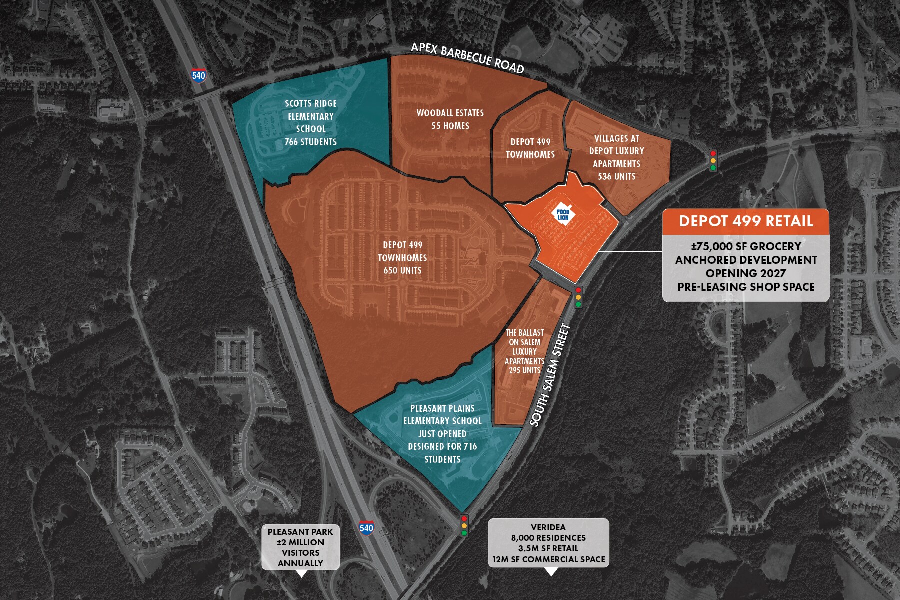 South Salem Street & Poe Farm Avenue, Apex, NC for lease Primary Photo- Image 1 of 3