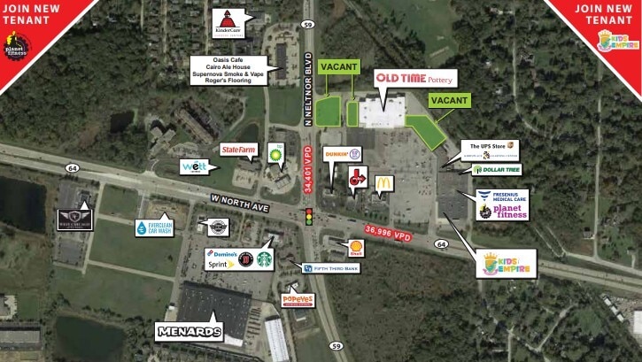 1851-1892 N Neltnor Blvd, West Chicago, IL for lease - Building Photo - Image 1 of 9