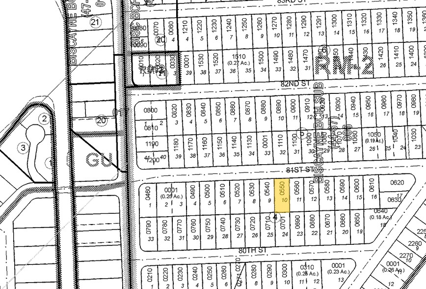 780 81st St, Miami Beach, FL à vendre - Plan cadastral - Image 1 de 1