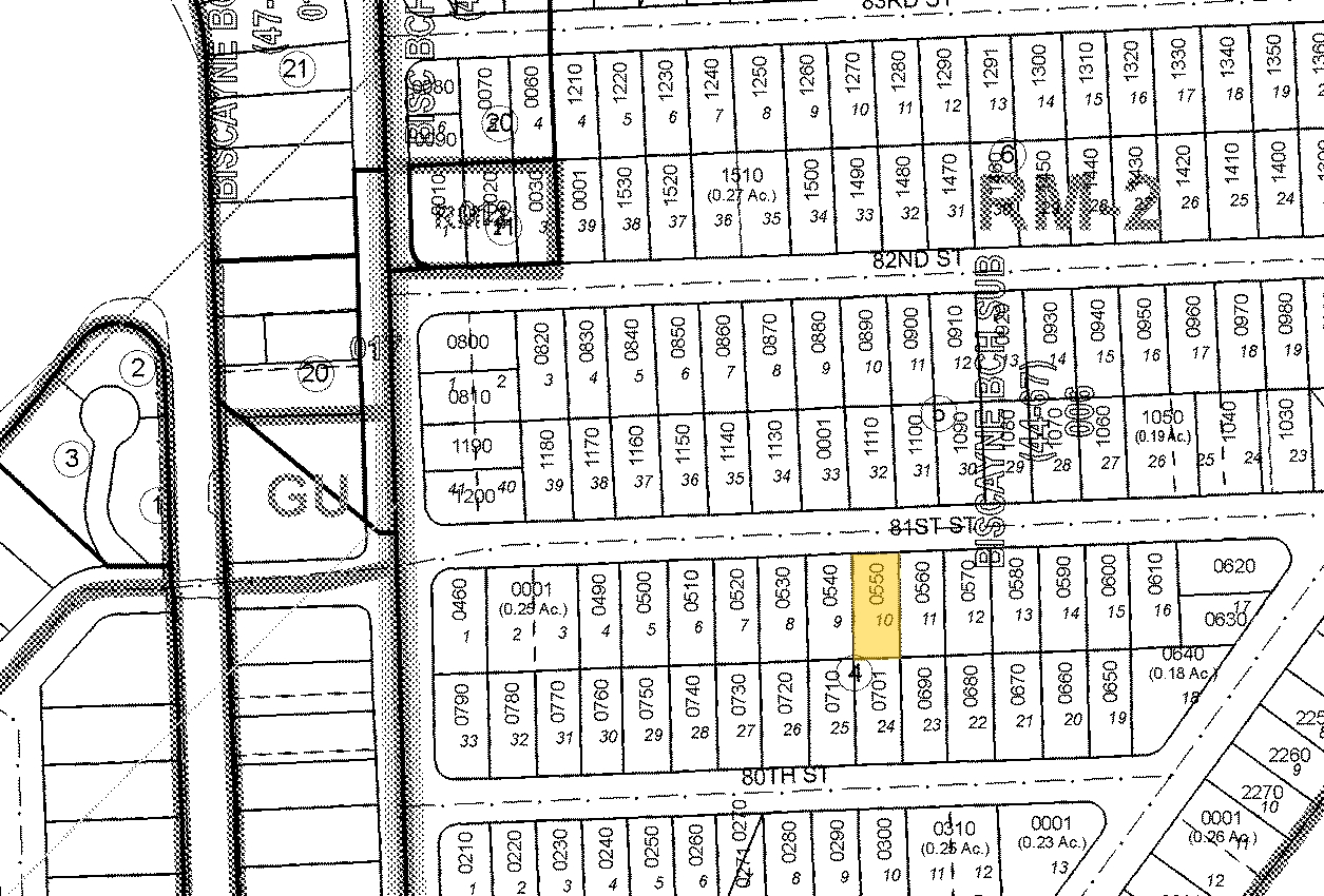 780 81st St, Miami Beach, FL à vendre Plan cadastral- Image 1 de 1