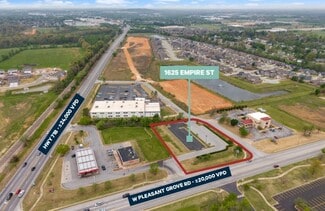 Plus de détails pour 1625 Empire St, Lowell, AR - Terrain à louer