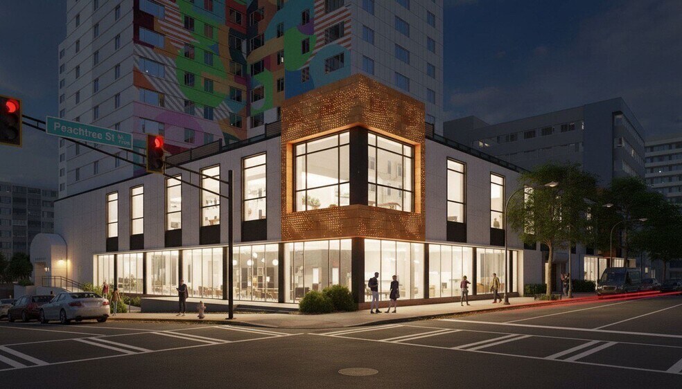 710 Peachtree St NE, Atlanta, GA à louer - Photo du bâtiment - Image 1 de 6