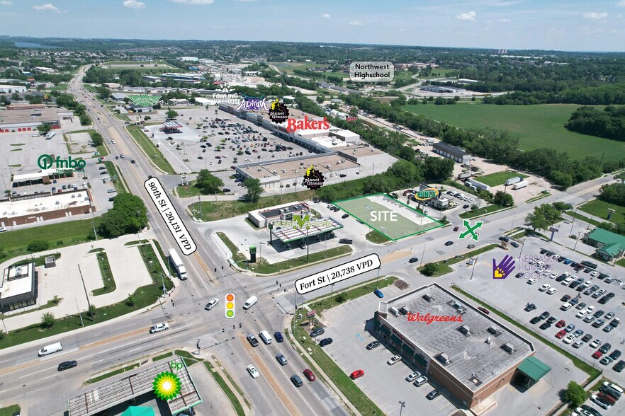8920 Fort St, Omaha, NE à louer - Aérien - Image 2 de 3