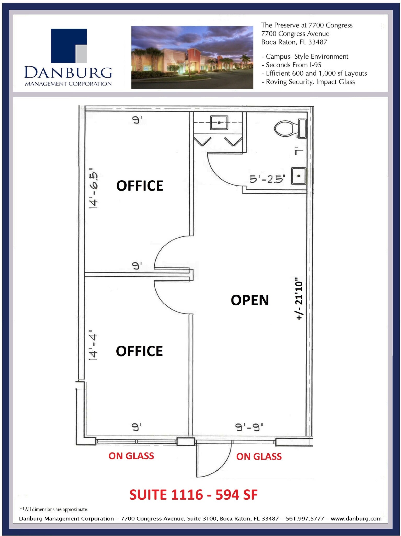 7700 Congress Ave, Boca Raton, FL for lease Floor Plan- Image 1 of 1