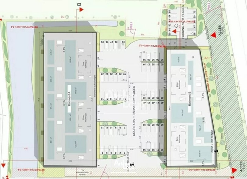 Flex in Brétigny-sur-Orge for lease - Site Plan - Image 3 of 3