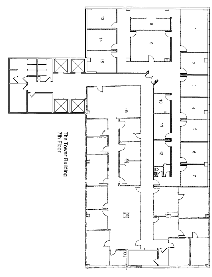 323 Center St, Little Rock, AR à louer Plan d’étage- Image 1 de 1