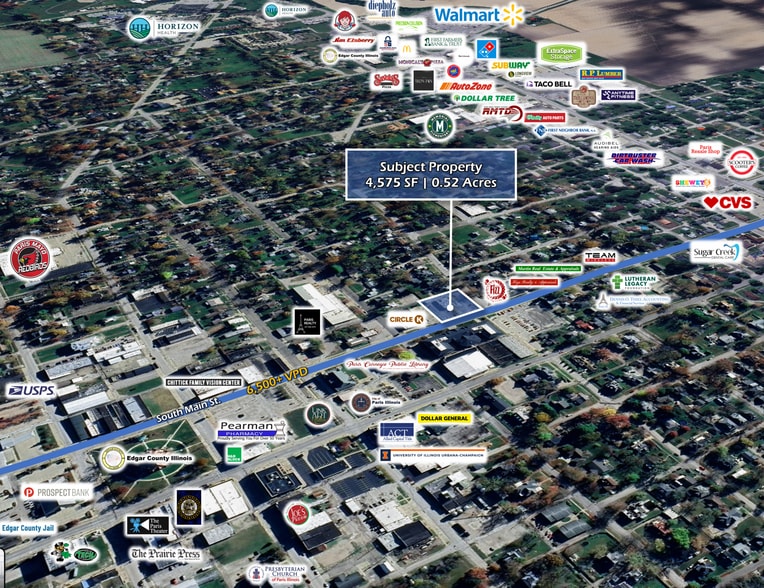 316 S Main St, Paris, IL for sale - Aerial - Image 3 of 3