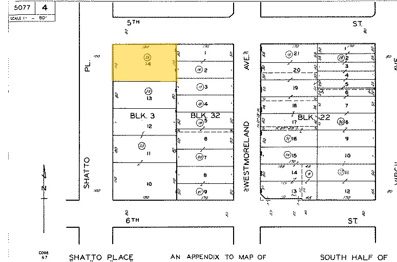 500 Shatto Pl, Los Angeles, CA for lease - Plat Map - Image 2 of 6
