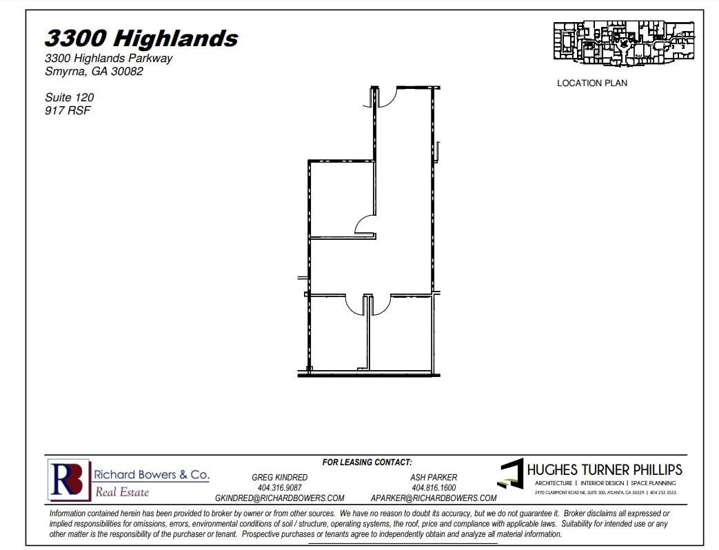 3300 Highlands Pky, Smyrna, GA for lease Floor Plan- Image 1 of 1