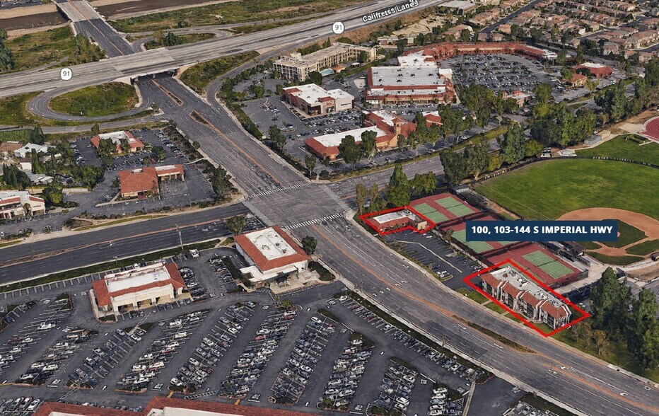 132-144 S Imperial Hwy, Anaheim, CA for sale - Aerial - Image 3 of 3