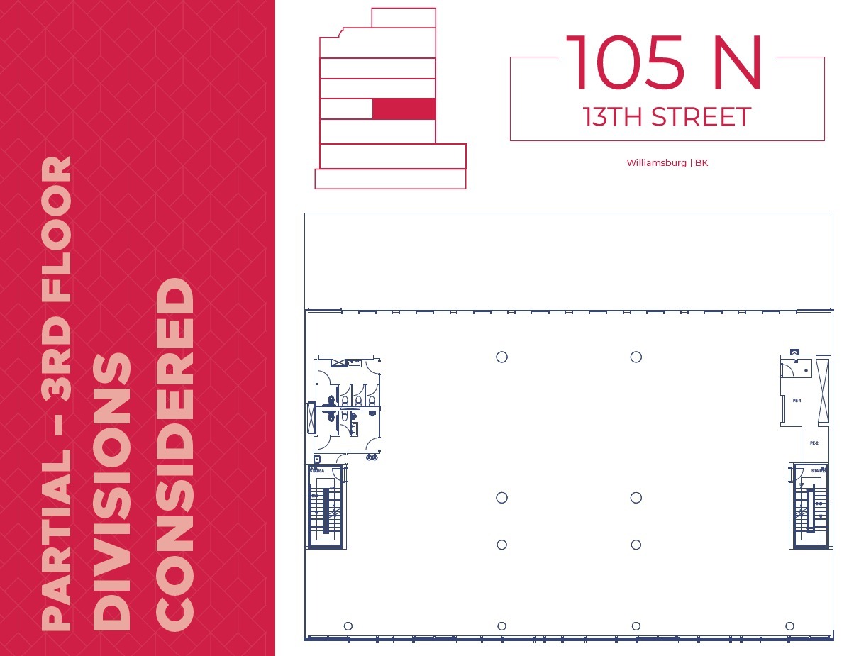 105 N 13th St, Brooklyn, NY for lease Floor Plan- Image 1 of 1