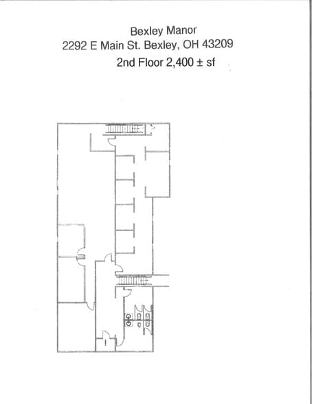 2284-2294 E Main St, Bexley, OH for lease - Floor Plan - Image 2 of 18