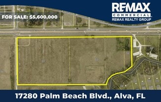 More details for 17280 Palm Beach blvd, Alva, FL - Land for Sale