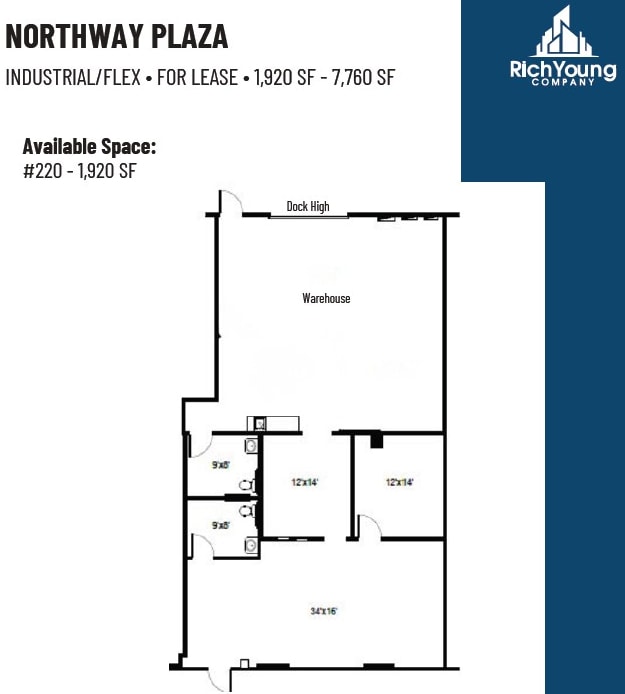3212-3214 Belt Line Rd, Farmers Branch, TX for lease Floor Plan- Image 1 of 1