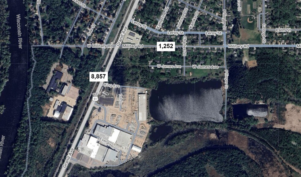 6 parcels 8.981 acres, Rothschild, WI à vendre - Photo du bâtiment - Image 2 de 3