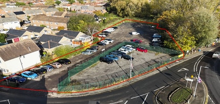 The Borough, Ongar, ESS - AERIAL  map view