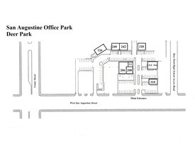 206-212 W San Augustine St, Deer Park, TX - aerial  map view