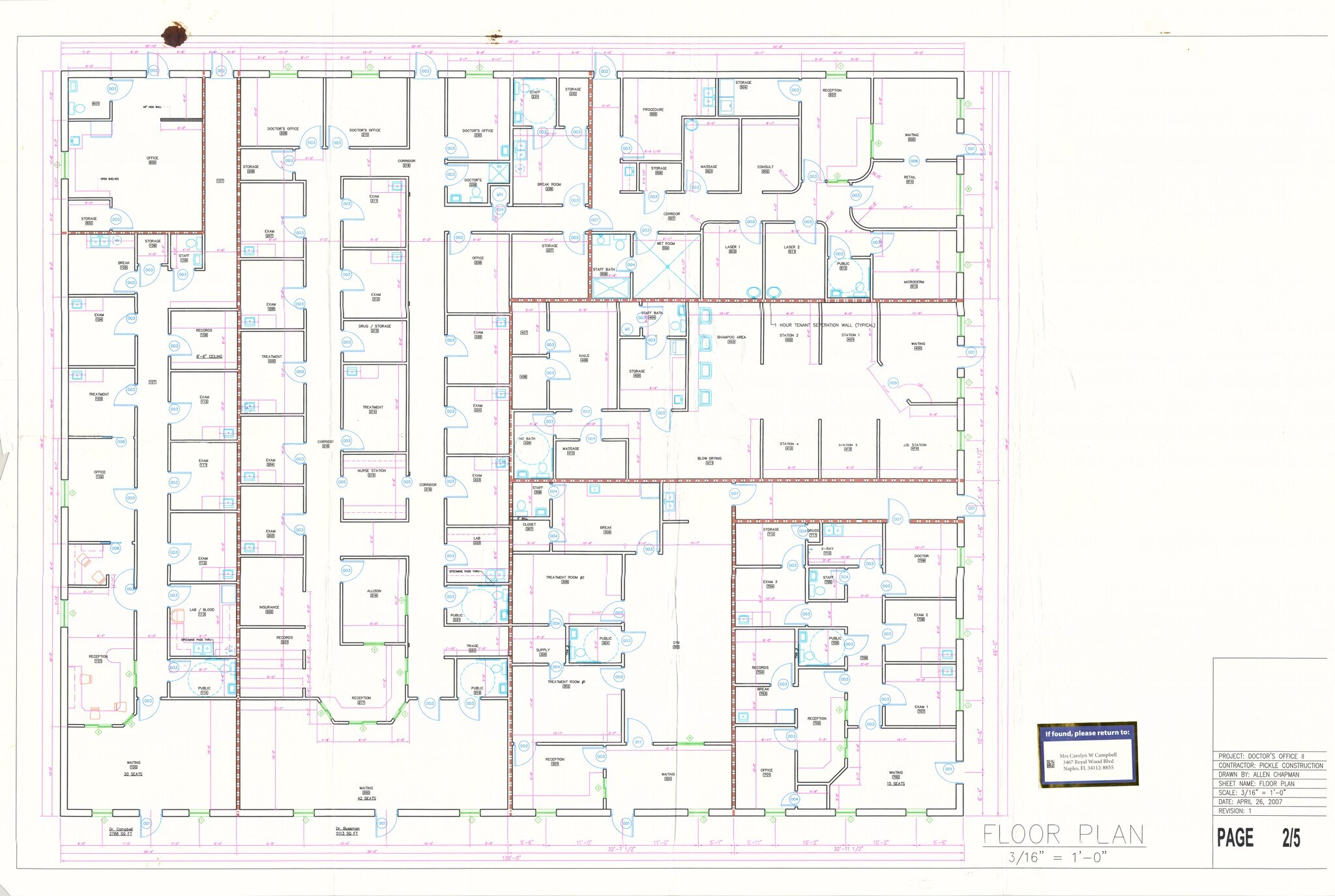 922 E Jefferson St, Americus, GA à louer Plan d’étage- Image 1 de 2