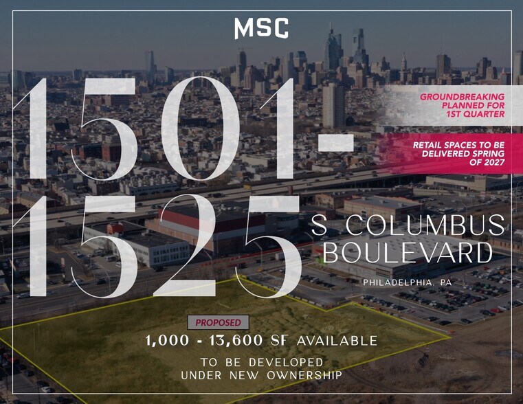1501-1525 S Columbus Blvd, Philadelphia, PA à louer - Photo du bâtiment - Image 1 de 9