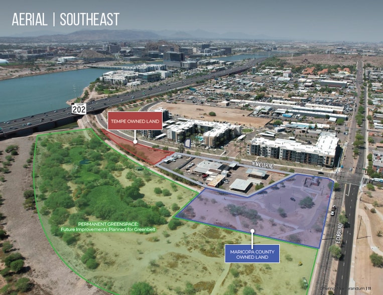 903 N Miller Rd, Tempe, AZ à vendre - Aérien - Image 2 de 3