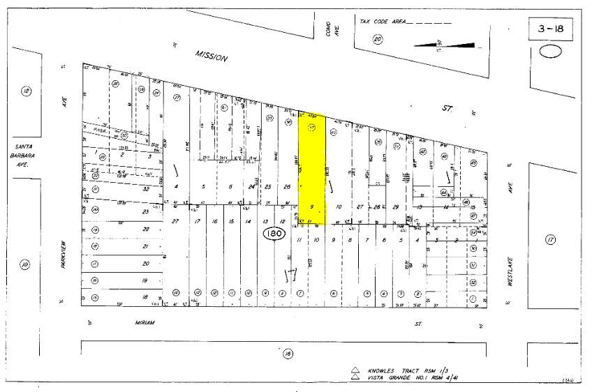 6746-6748 Mission St, Daly City, CA à vendre - Plan cadastral - Image 3 de 3