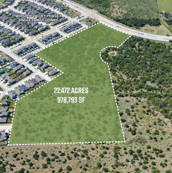 TBD Whisper Valley BTR, Manor, TX for lease - Aerial - Image 2 of 2